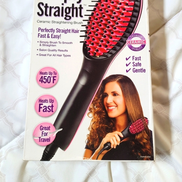 Simply Straight Bath & Body Straightening Brush Ceramic Poshmark